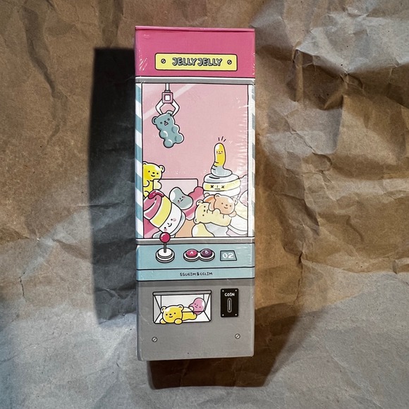 SSUEIM & CCLIM Other - SSUEIM & CCLIM Standing Pencil Case Pink Claw Machine Jelly Jelly SSNCC4-473-01